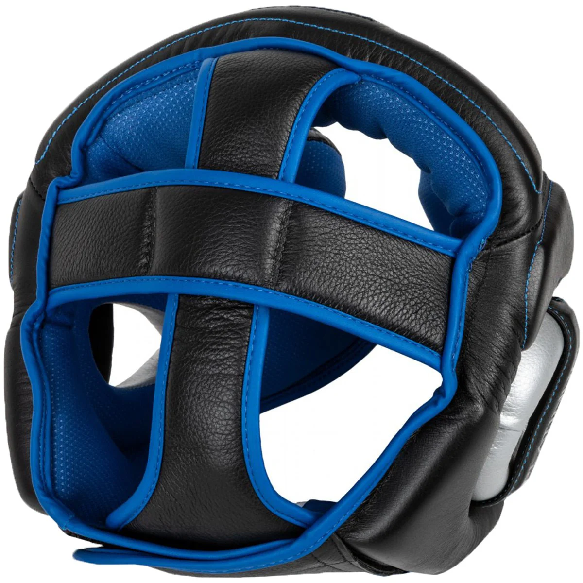 Title Boxing Platinum Perilous Training Headgear - Black/Silver/Blue - Image 5