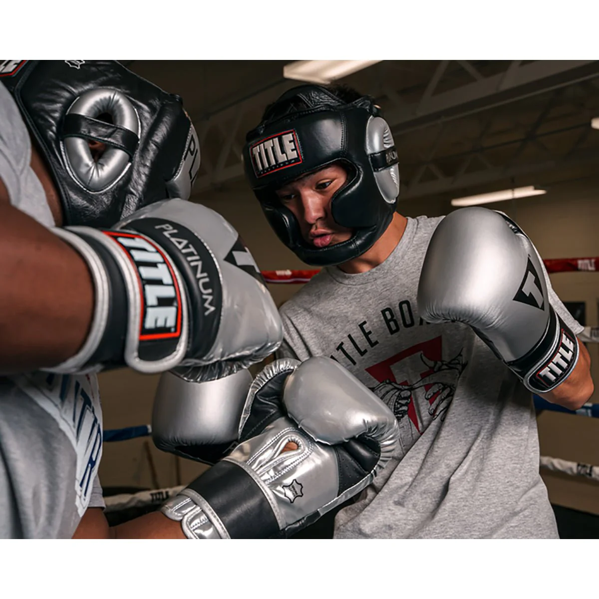 Title Boxing Platinum Premier Full Training Headgear 2.0 - Black - Image 5