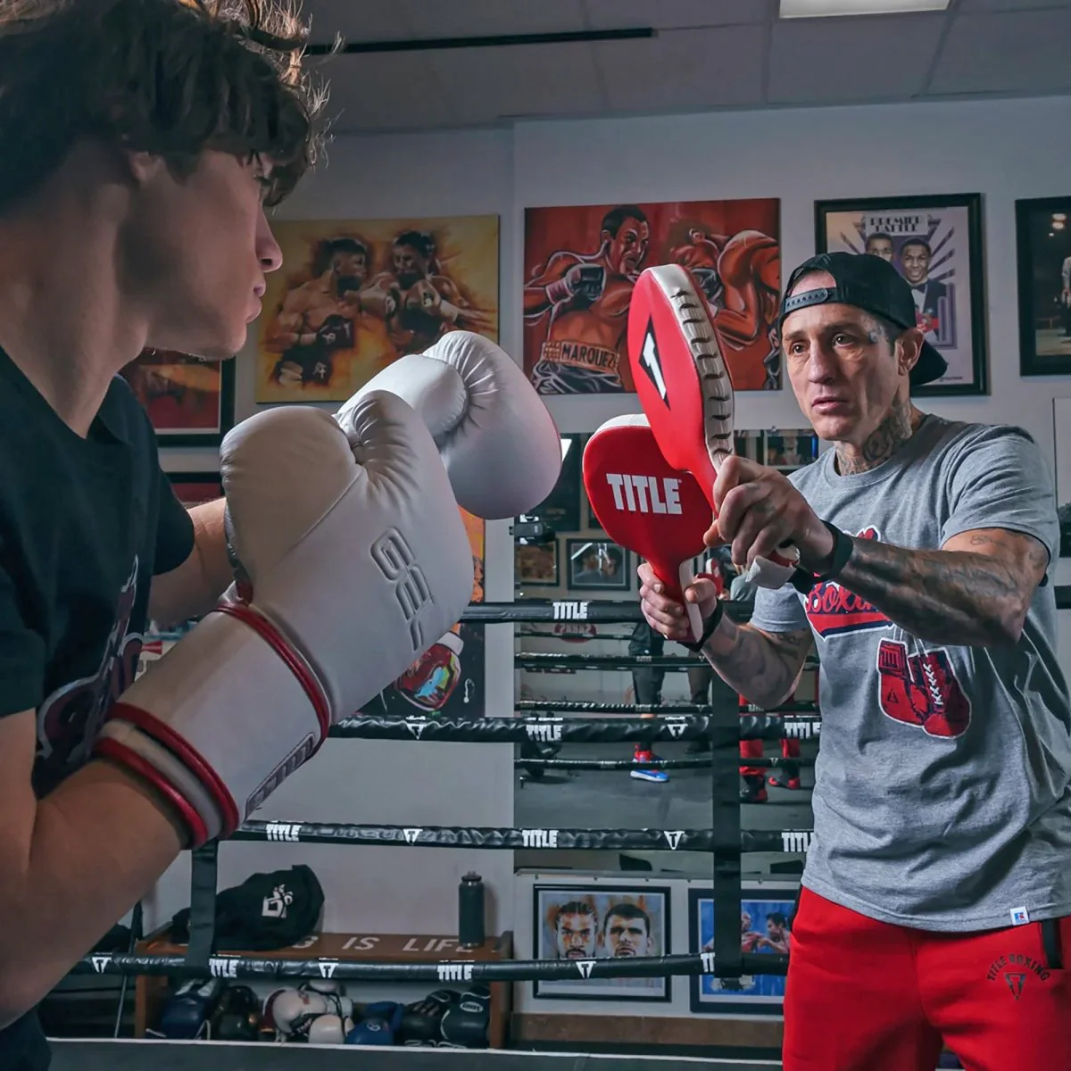 Title Boxing Punch Training Paddles - Red - Image 5