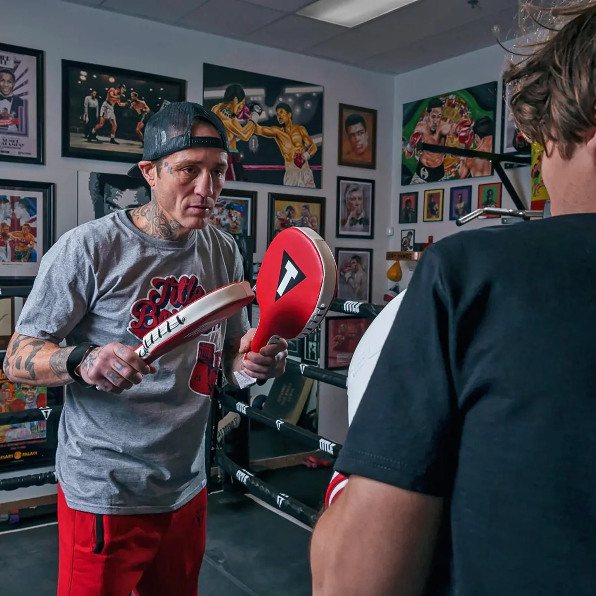 Title Boxing Punch Training Paddles - Red - Image 6