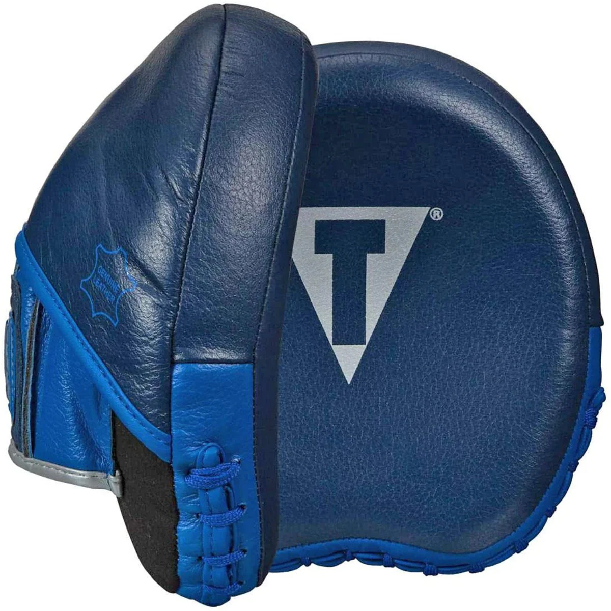 Title Boxing Royalty Leather Micro Training Punch Mitts - Royal/Navy - Image 2
