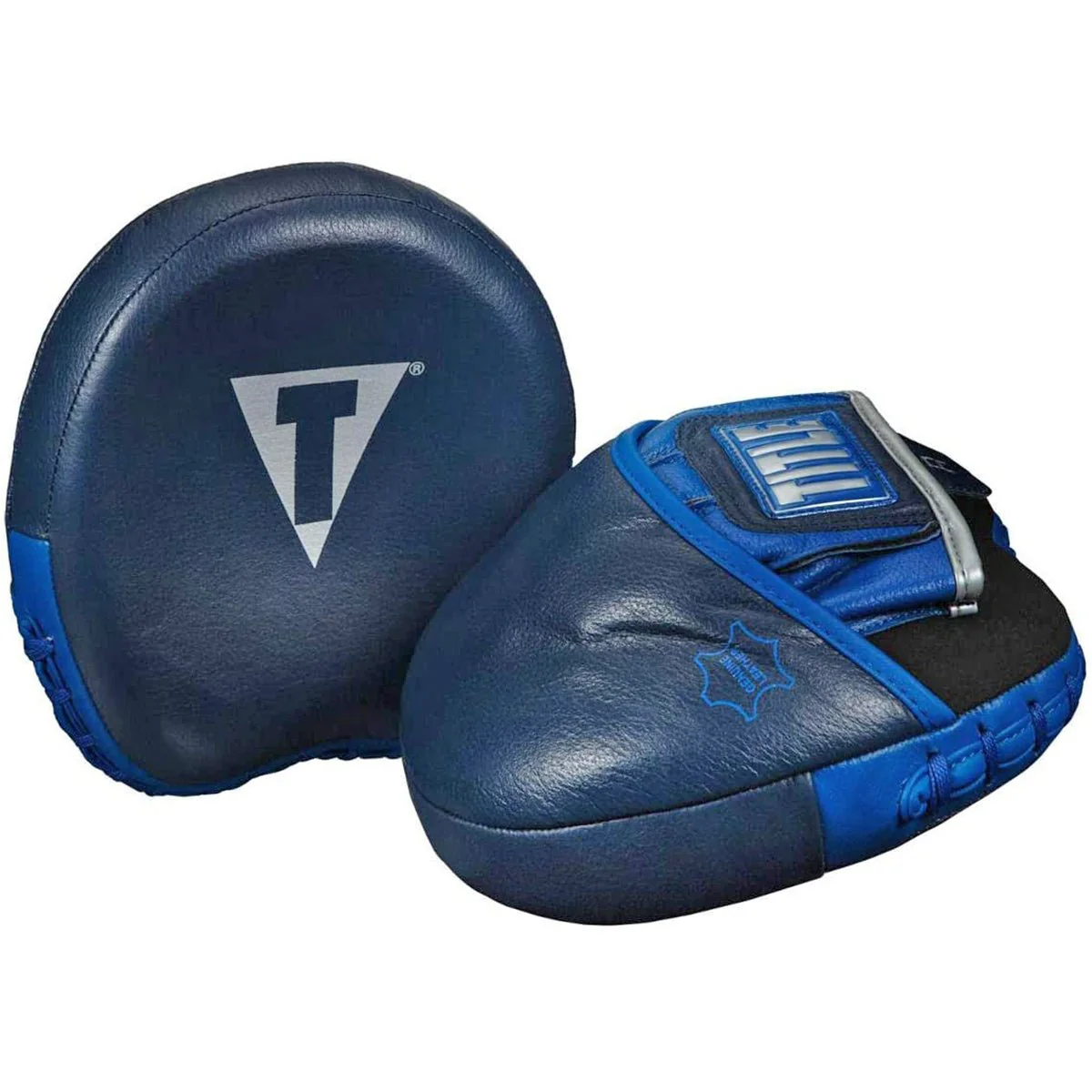 Title Boxing Royalty Leather Micro Training Punch Mitts - Royal/Navy - Image 3