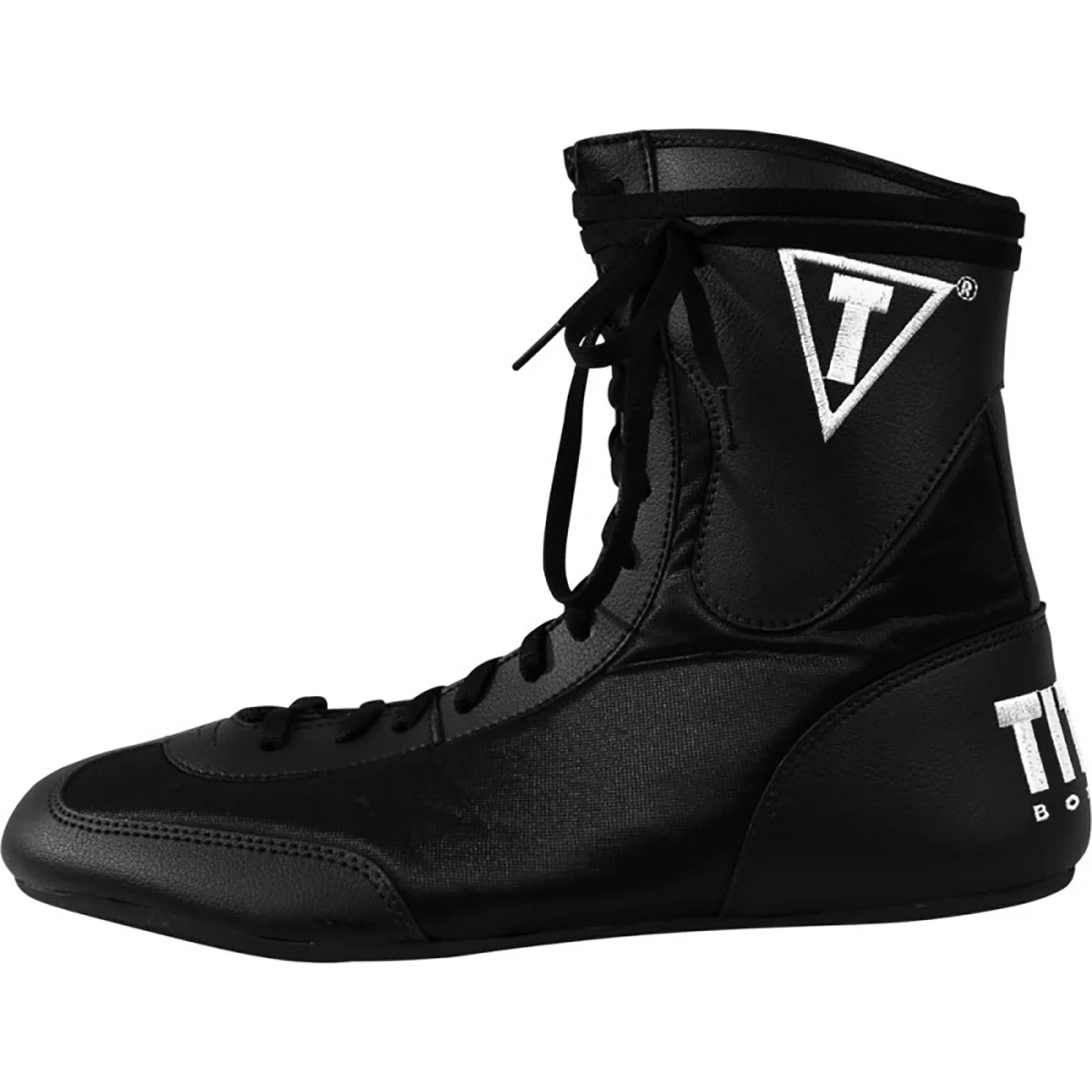 Title Boxing Speed-Flex Encore Mid-Length Boxing Shoes - Black