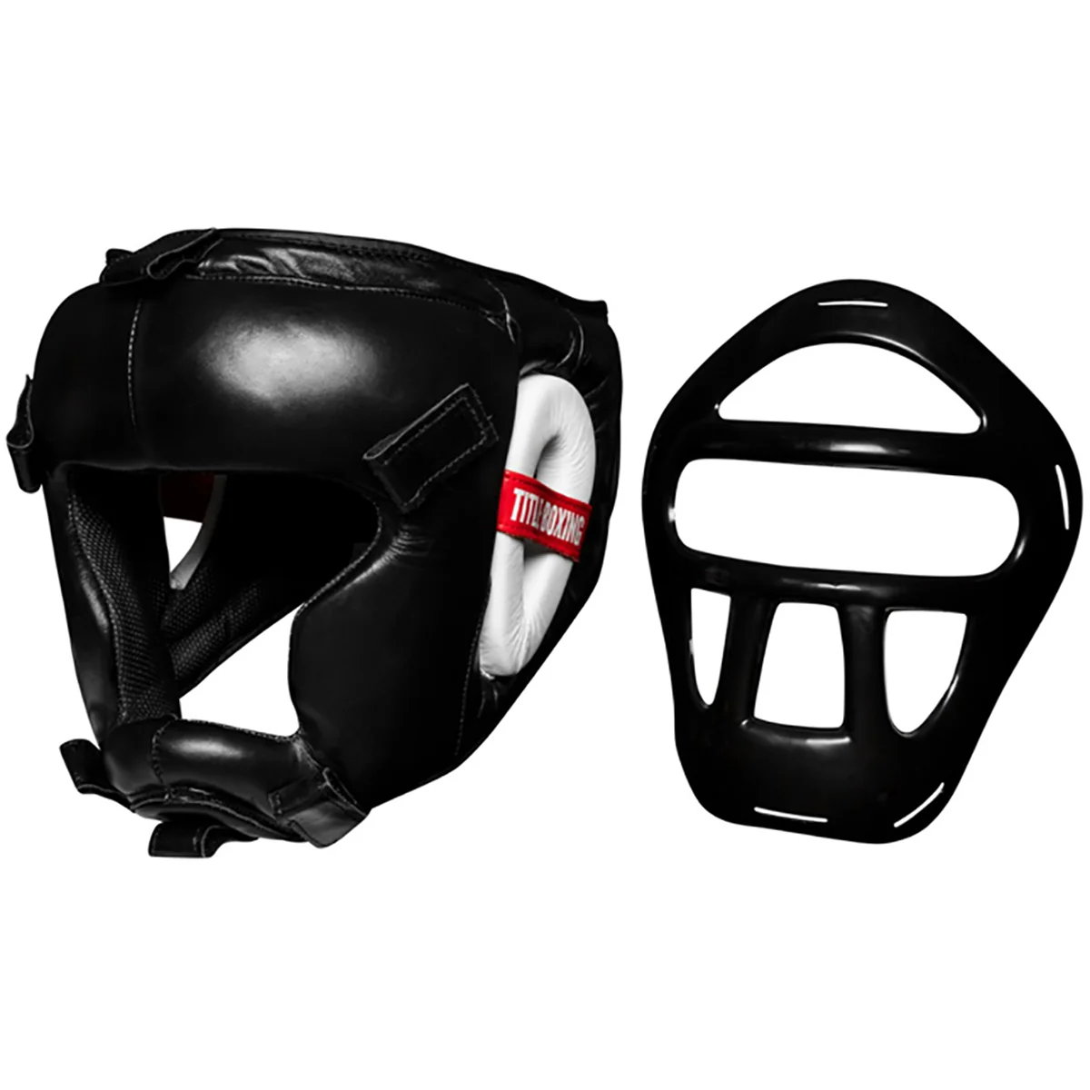 Title Boxing Universal No-Contact Training Headgear 2.0 - Black/White/Red - Image 4
