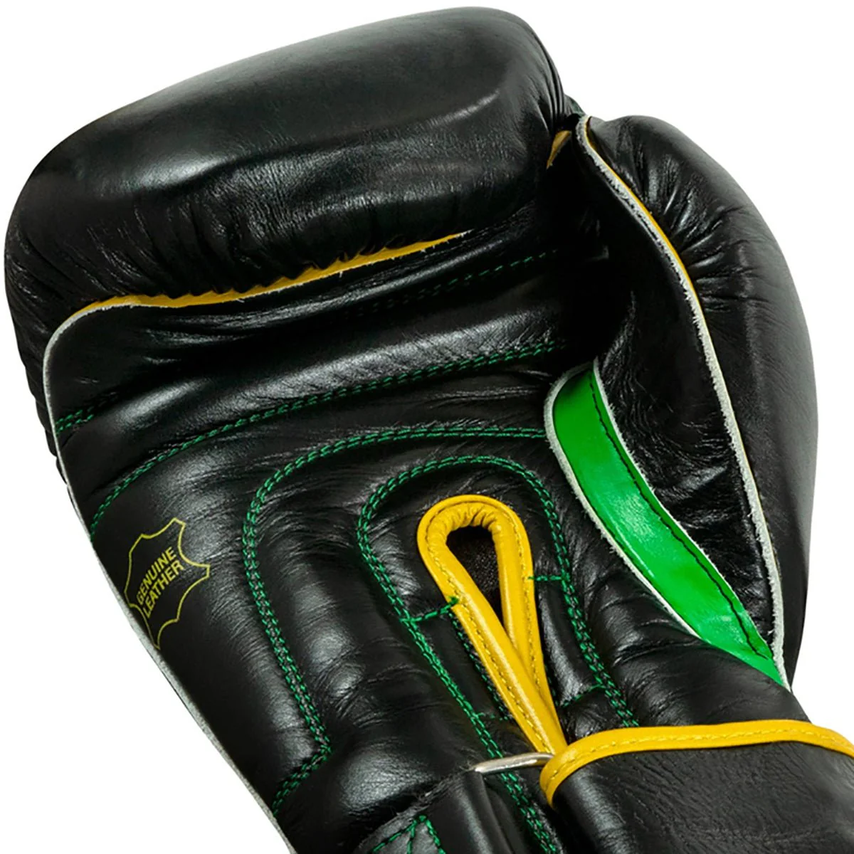 Title Boxing WBC Hook and Loop Bag Gloves - Black/Green - Image 5