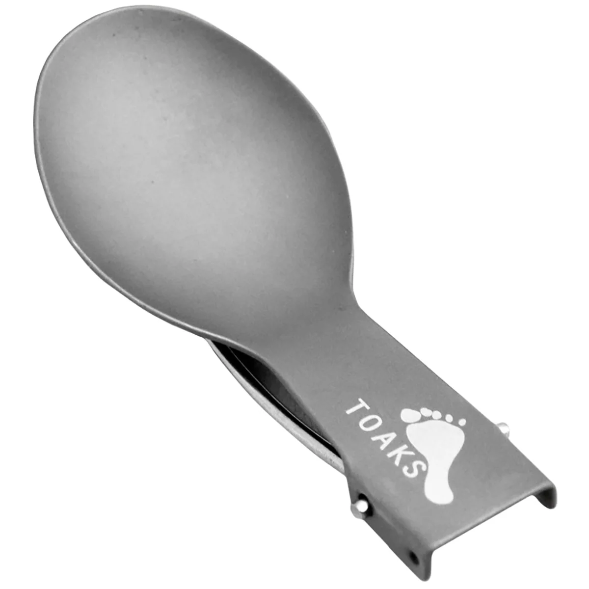 TOAKS Folding Titanium Camping Spoon with Lockable Handle - Image 2