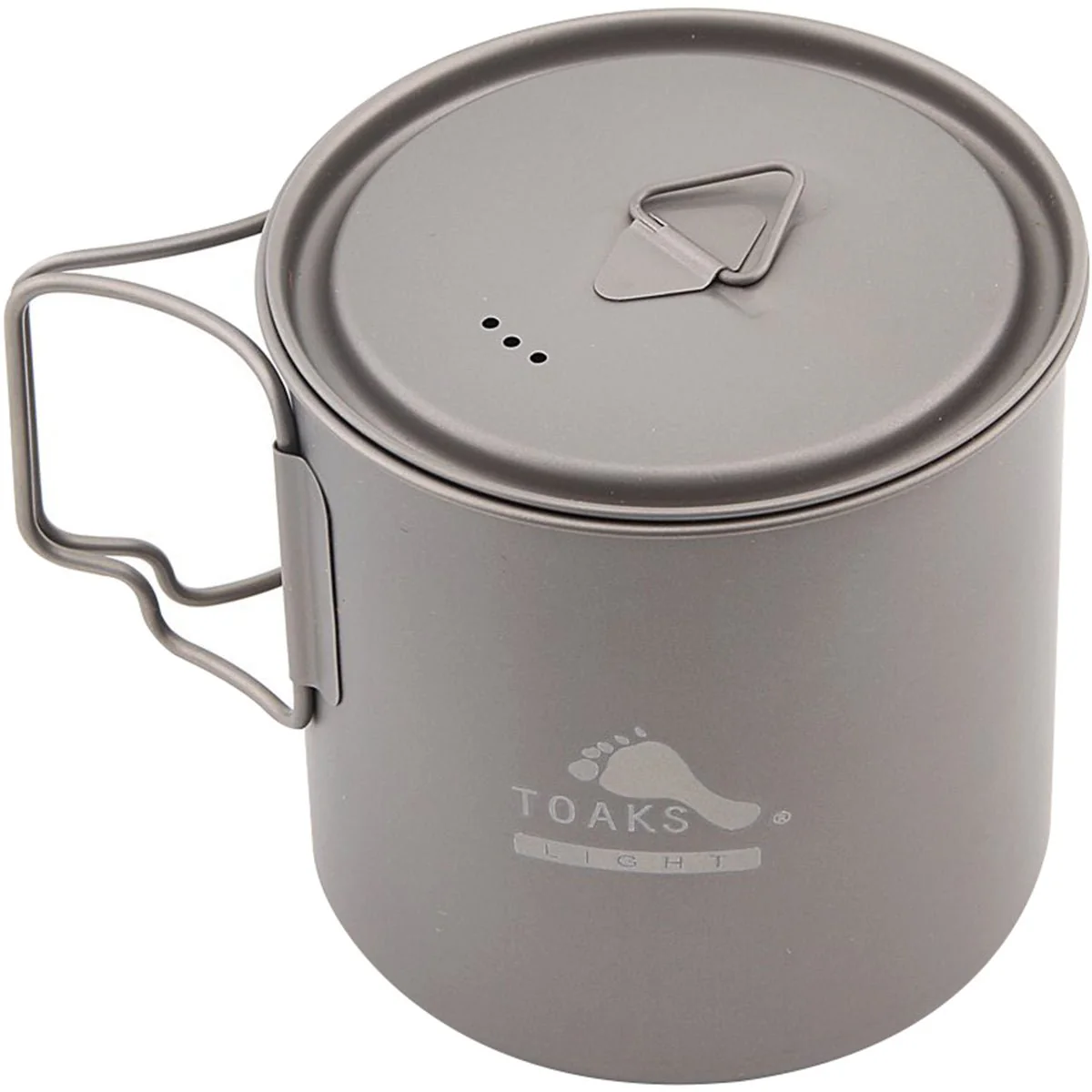 TOAKS Light Titanium 650ml Outdoor Camping Cook Pot POT-650-L - Image 3