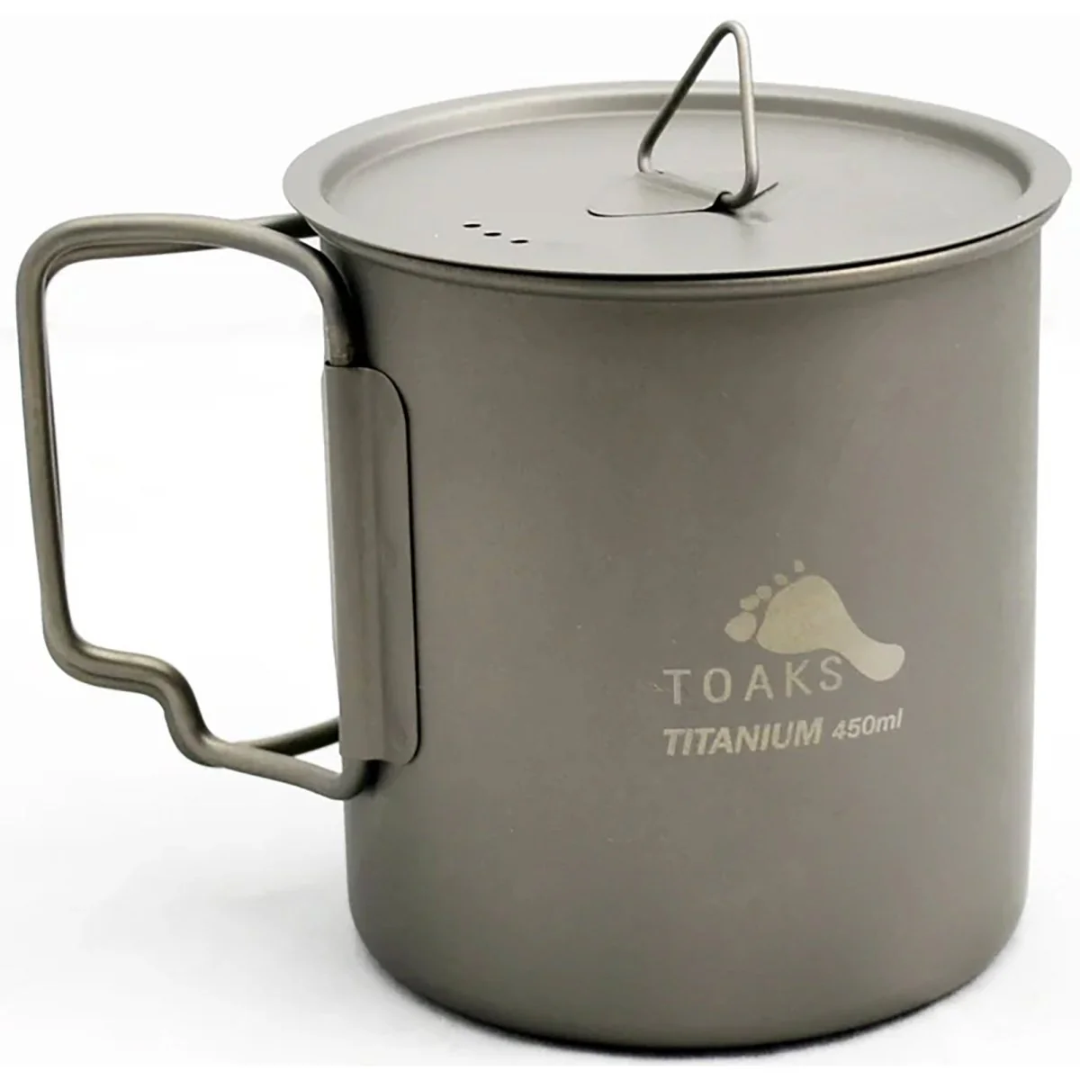 TOAKS Titanium 450ml Cup with Lid - Outdoor Cooking