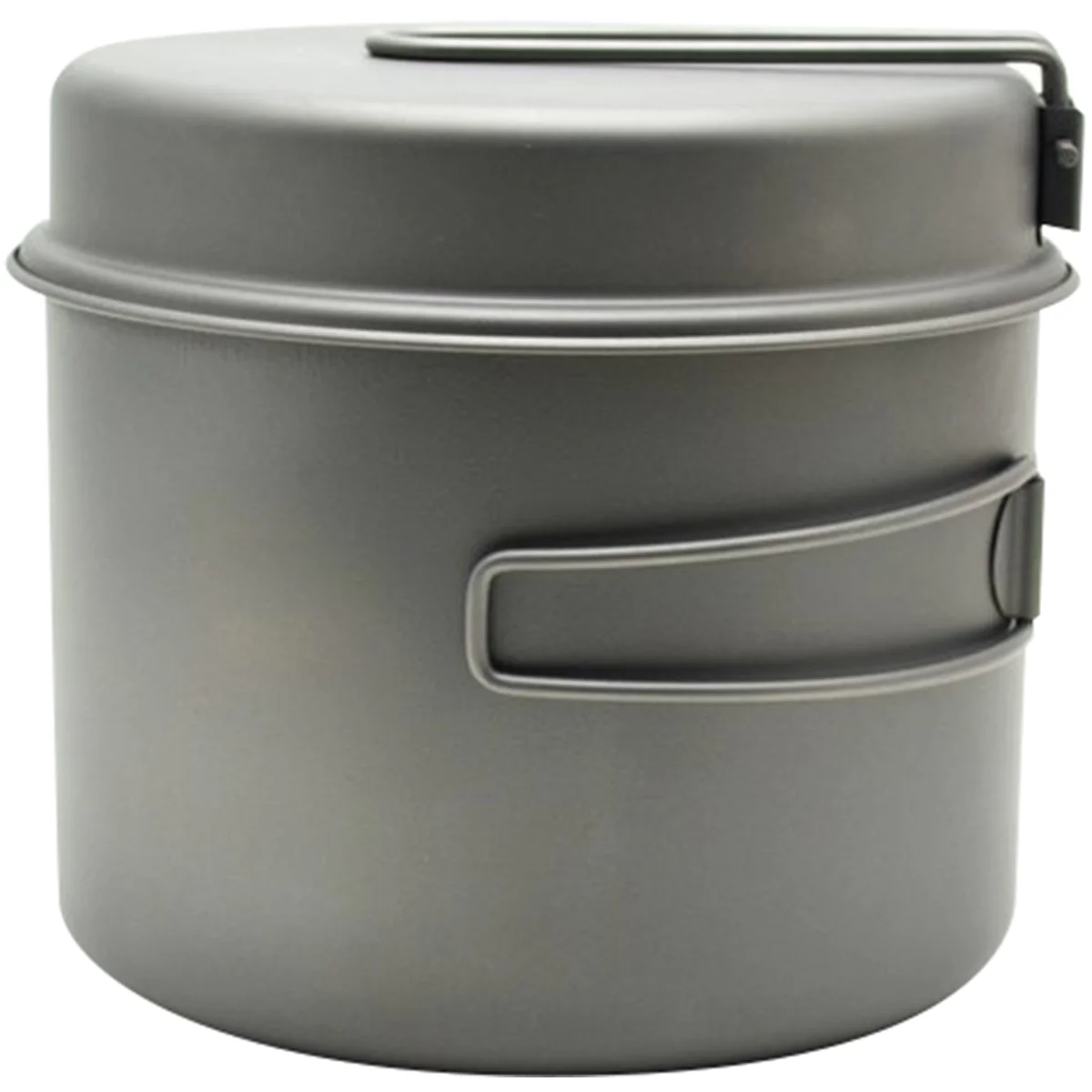 TOAKS Titanium Outdoor Camping Cook Pot with Pan and Foldable Handles - Image 3