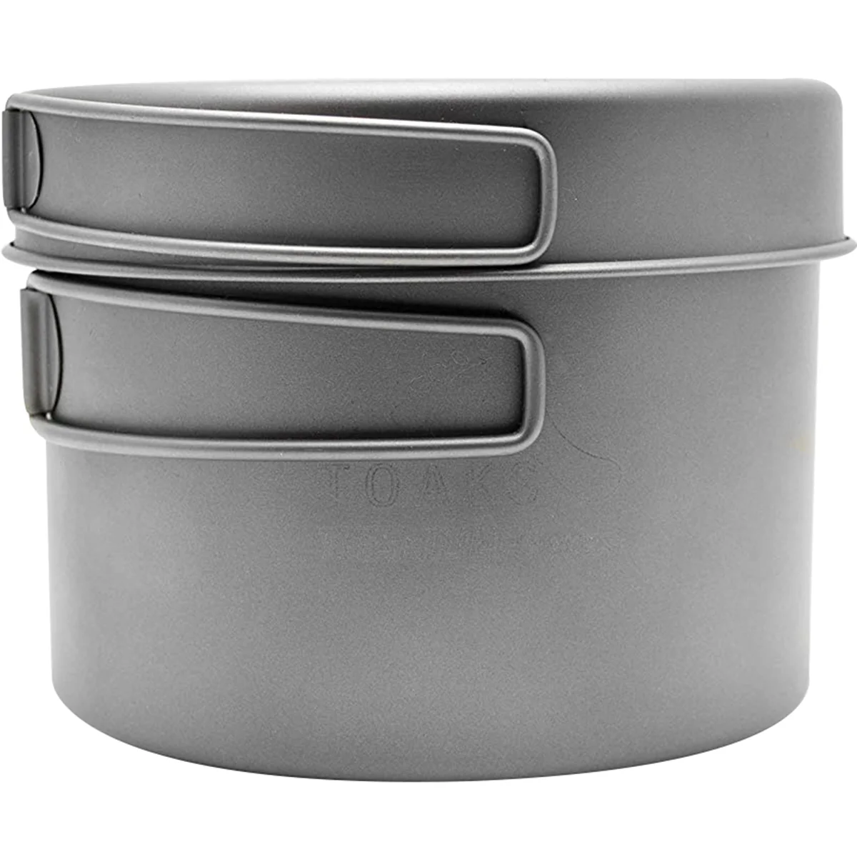 TOAKS Titanium Outdoor Camping Cook Pot with Pan and Foldable Handles - Image 5