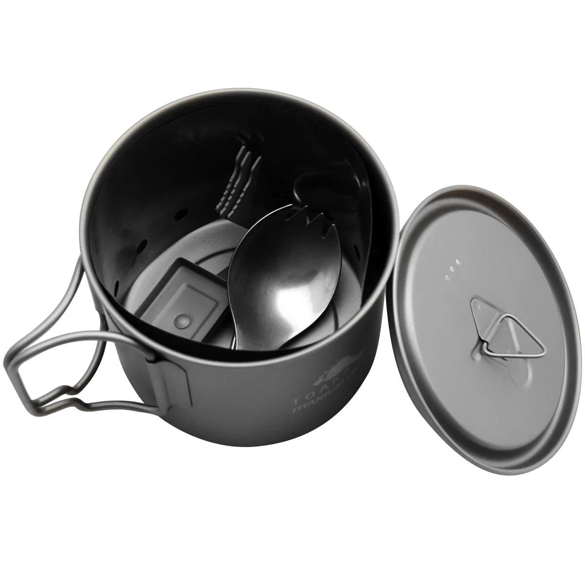 TOAKS Ultralight Titanium Solid Fuel Cook System CS-01 - Image 2