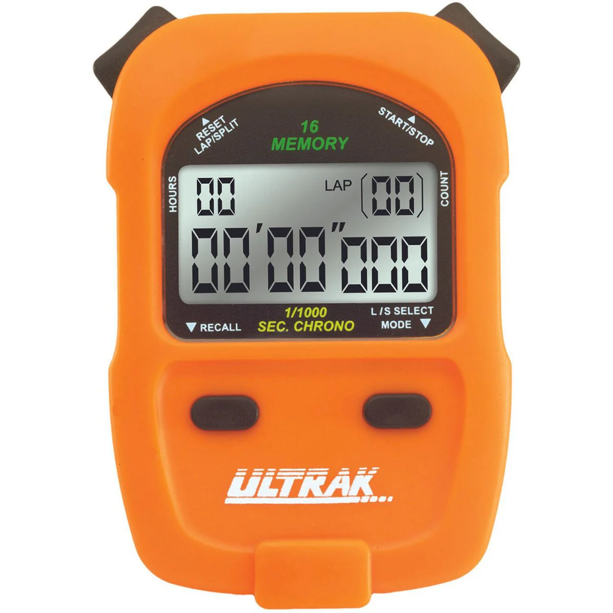 Ultrak 460 - 16 Lap or Cumulative Split Memory Stopwatch - Image 4