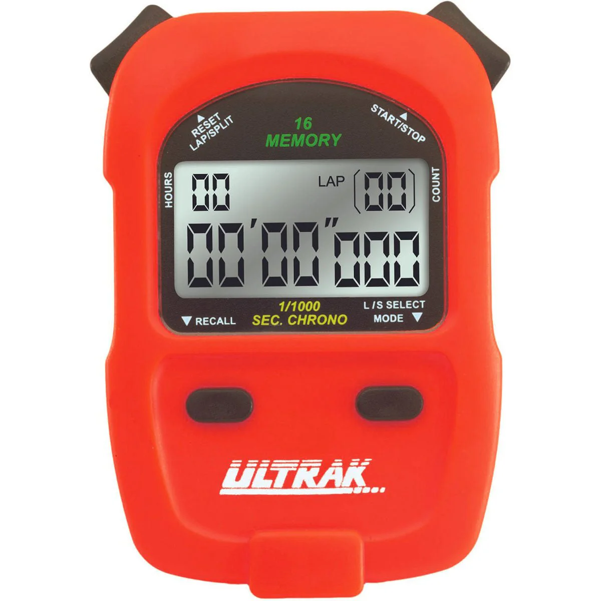 Ultrak 460 - 16 Lap or Cumulative Split Memory Stopwatch - Image 5