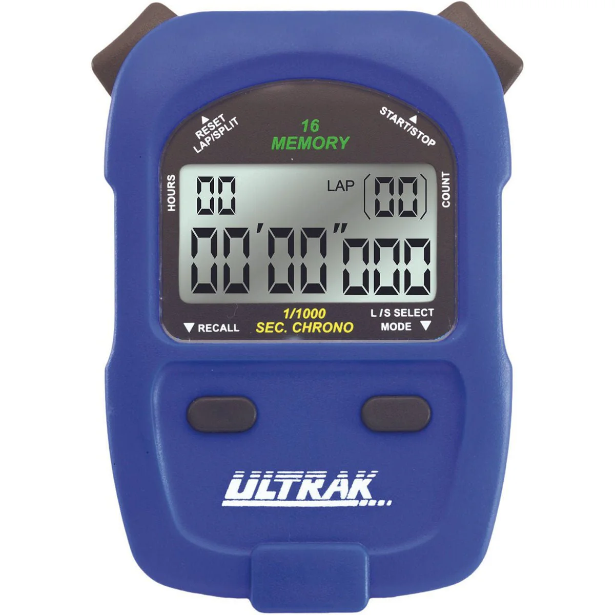 Ultrak 460 - 16 Lap or Cumulative Split Memory Stopwatch - Image 6
