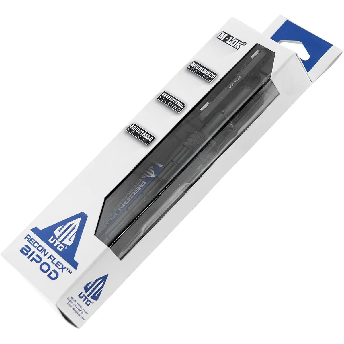 UTG Recon Flex M-LOK Bipod - Matte Black - Image 8