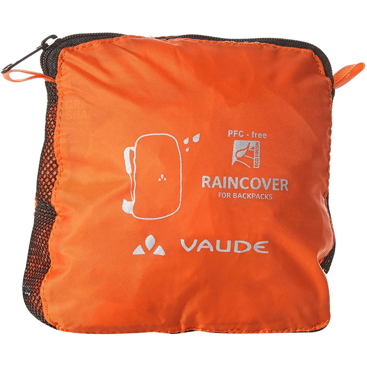 Vaude 3-Piece Bike Pannier Set Rain Cover - Orange - Image 3