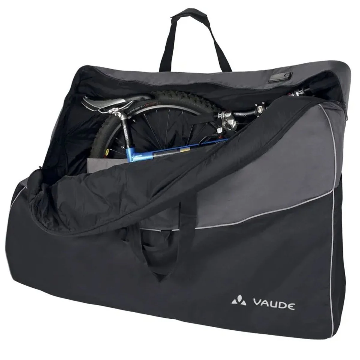 Vaude Big Bike Bag for Storage and Travel - Black/Anthracite