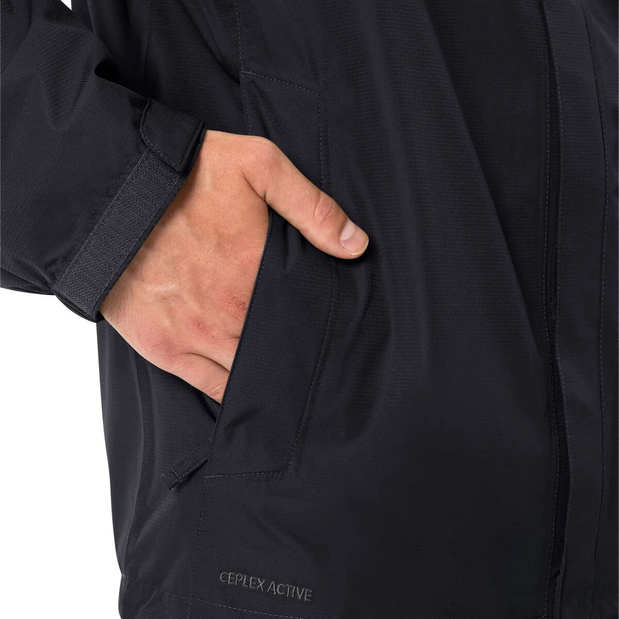 Vaude Men's Escape Light Rain Jacket - Black - Image 6