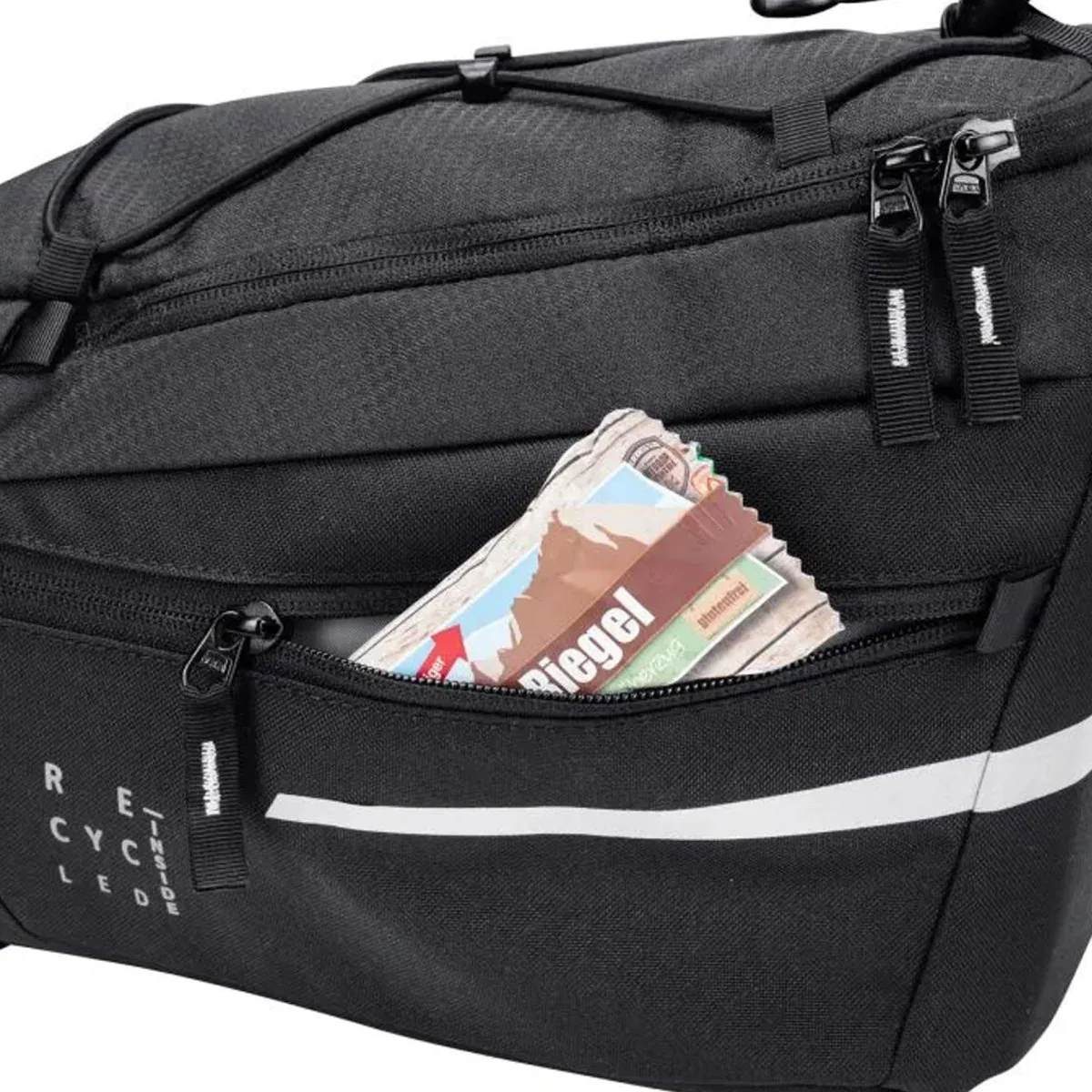 Vaude Silkroad M (KLICKfix Ready) Trunk Bag - Black - Image 9