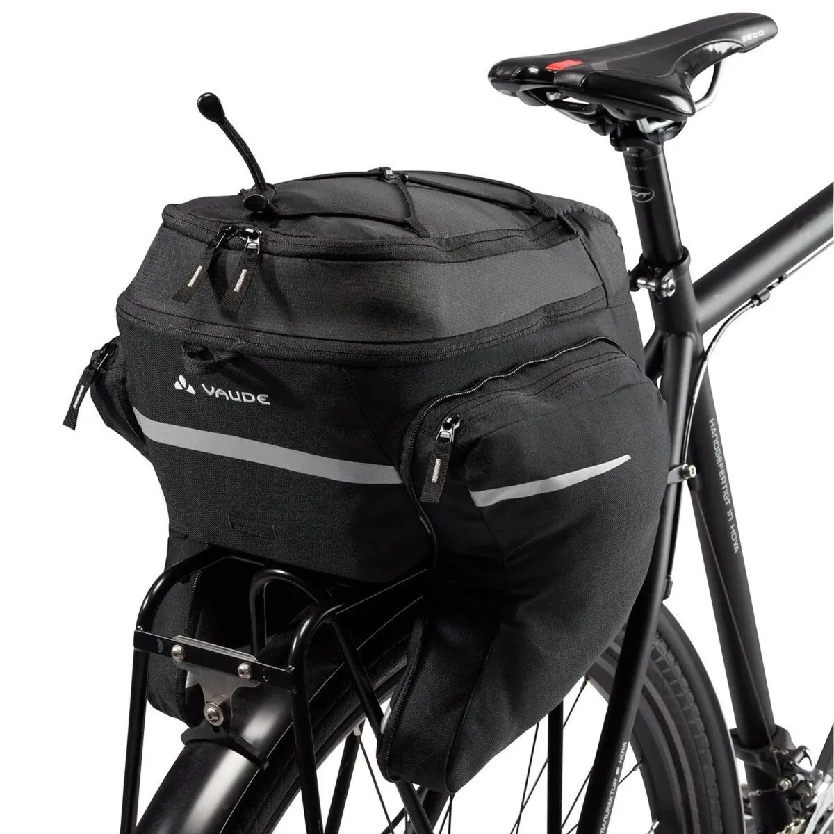 Vaude Silkroad Plus Rack Bag w/MIK Rear Rack Adapter - Black - Image 4