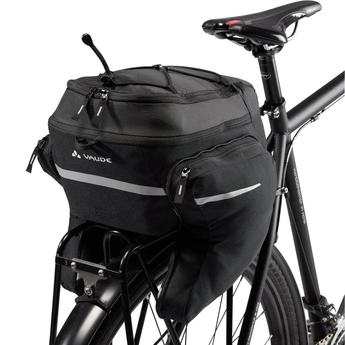 Vaude Silkroad Plus Snap-It Trunk Bag - Black - Image 2