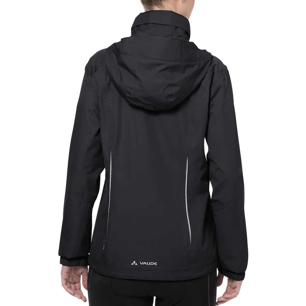 Vaude Women's Escape Bike Light Rain Jacket - Black - Image 2