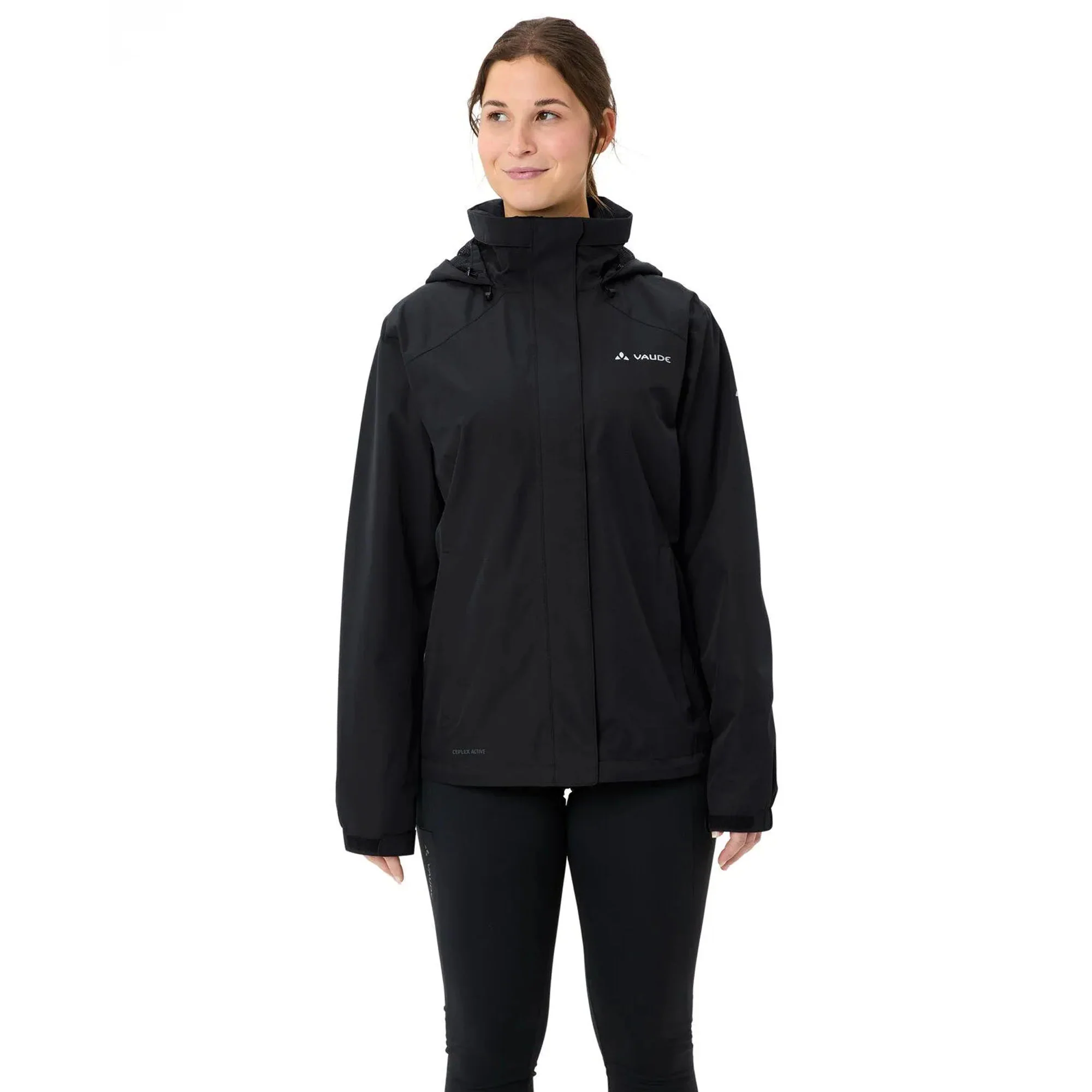 Vaude Women's Escape Light Rain Jacket - Black - Image 3