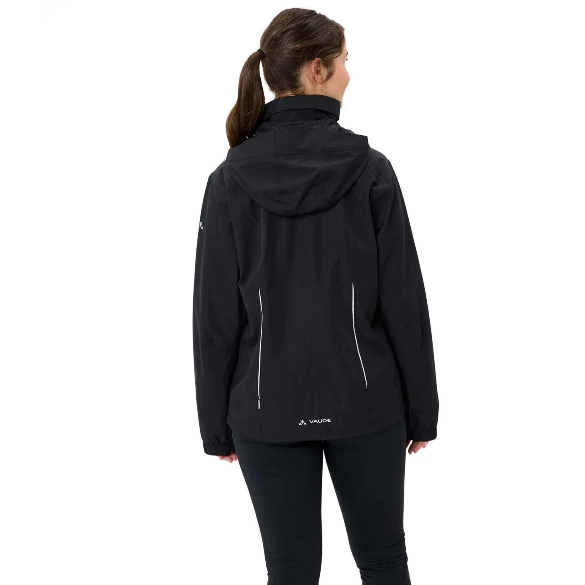 Vaude Women's Escape Light Rain Jacket - Black - Image 4