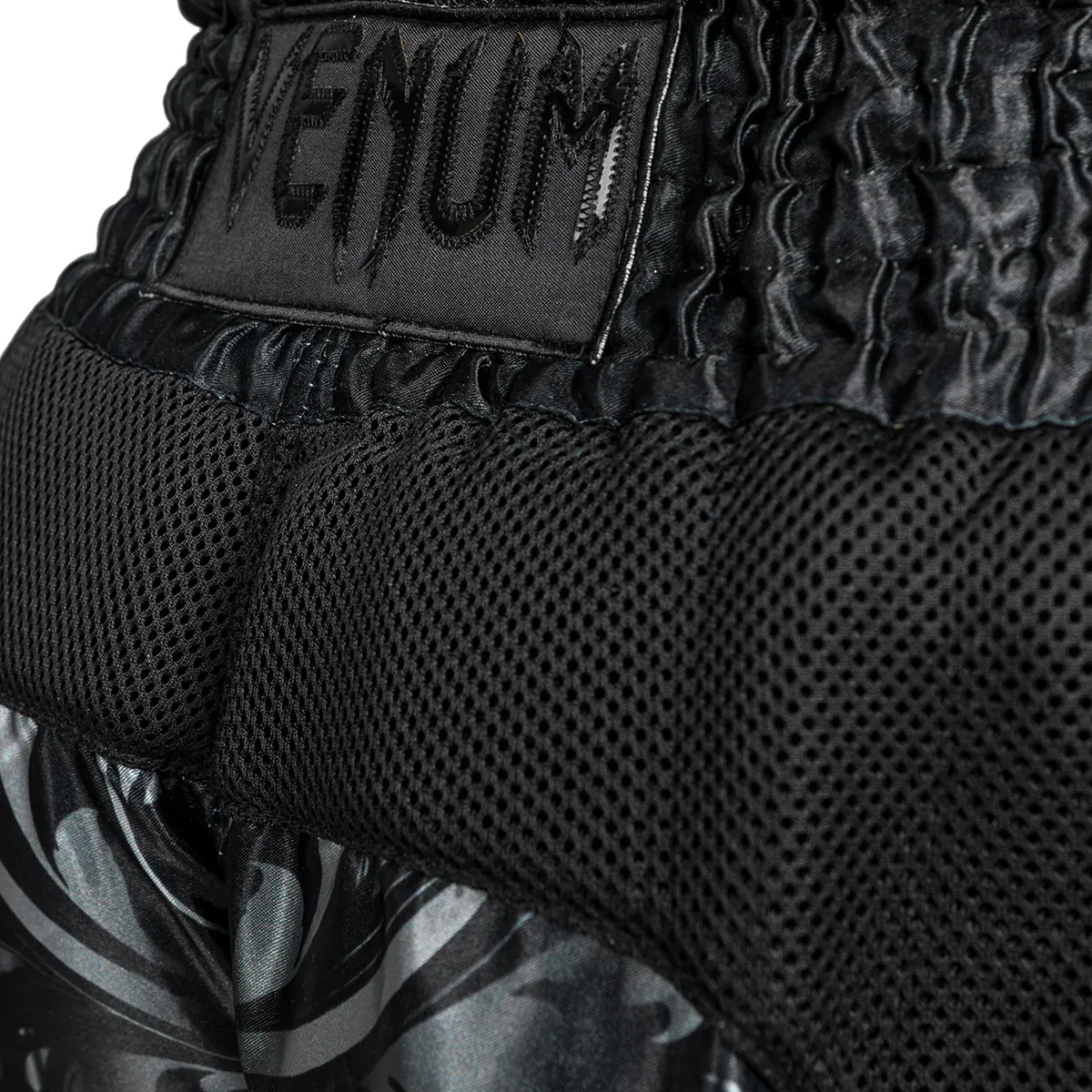 Venum Absolute 2.0 Muay Thai Shorts - Black/Black - Image 4