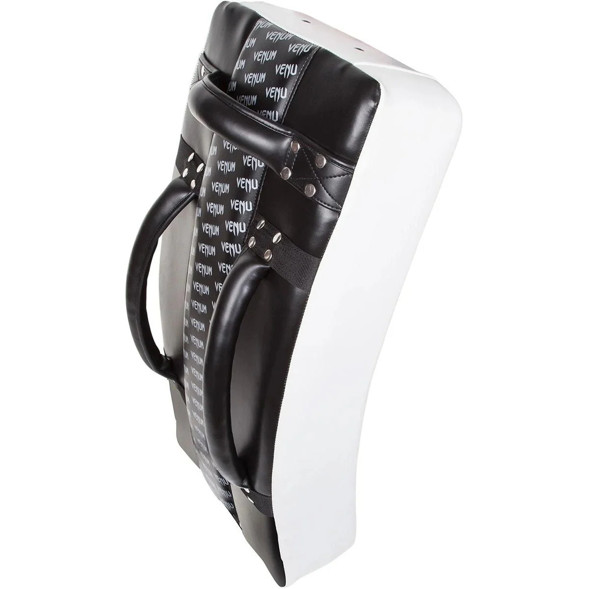 Venum Absolute Long Kick Shield - Black/White - Image 2