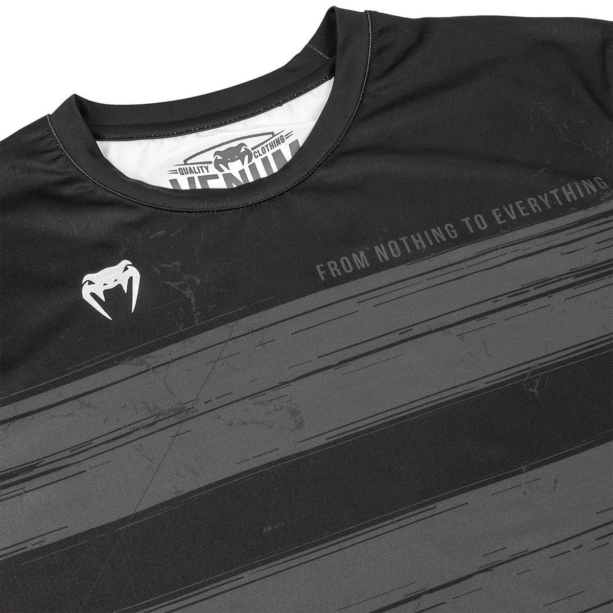 Venum AMRAP Dry Tech Short Sleeve T-Shirt - Black/Gray - Image 5
