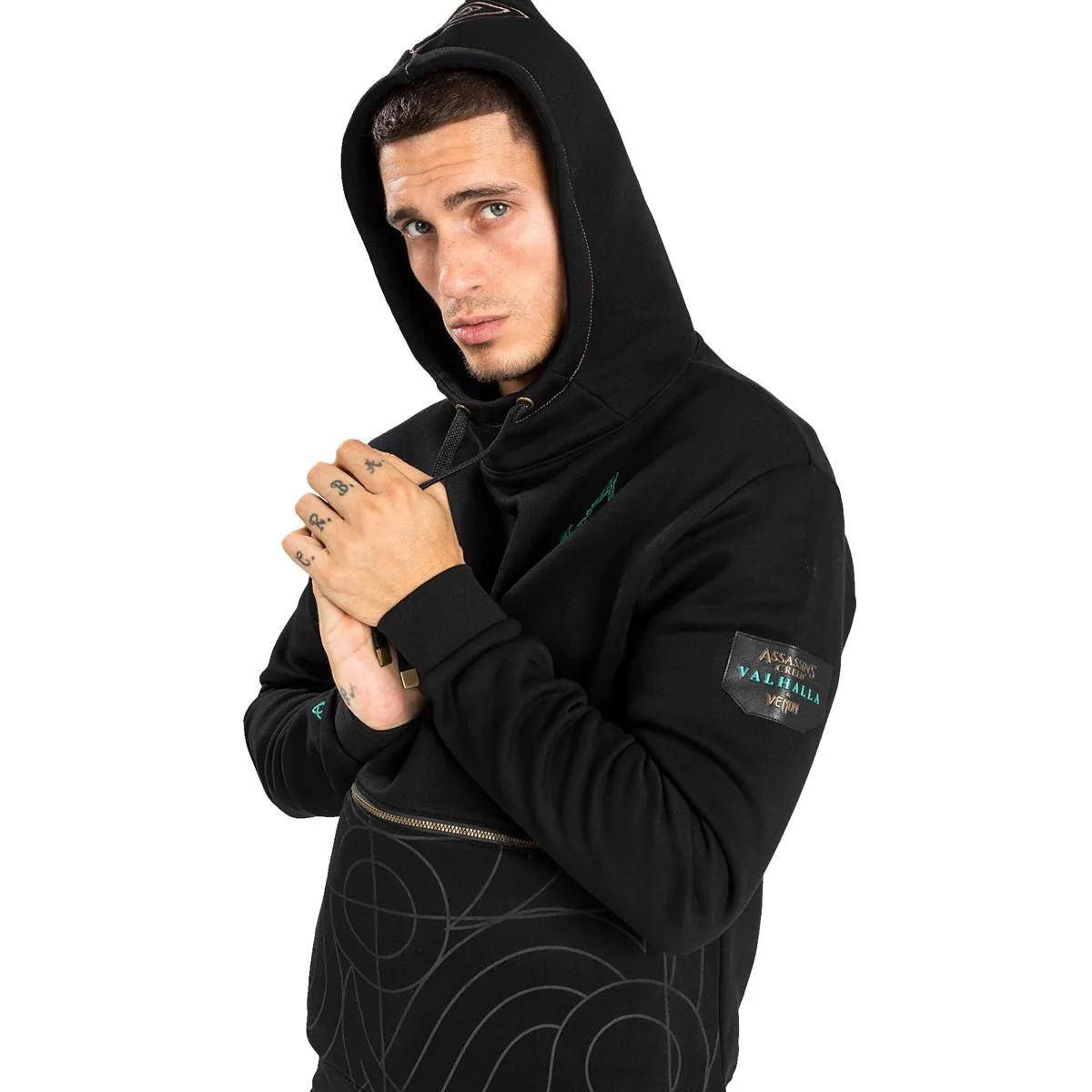 Venum Assassin's Creed Reloaded Pullover Hoodie - Black - Image 4
