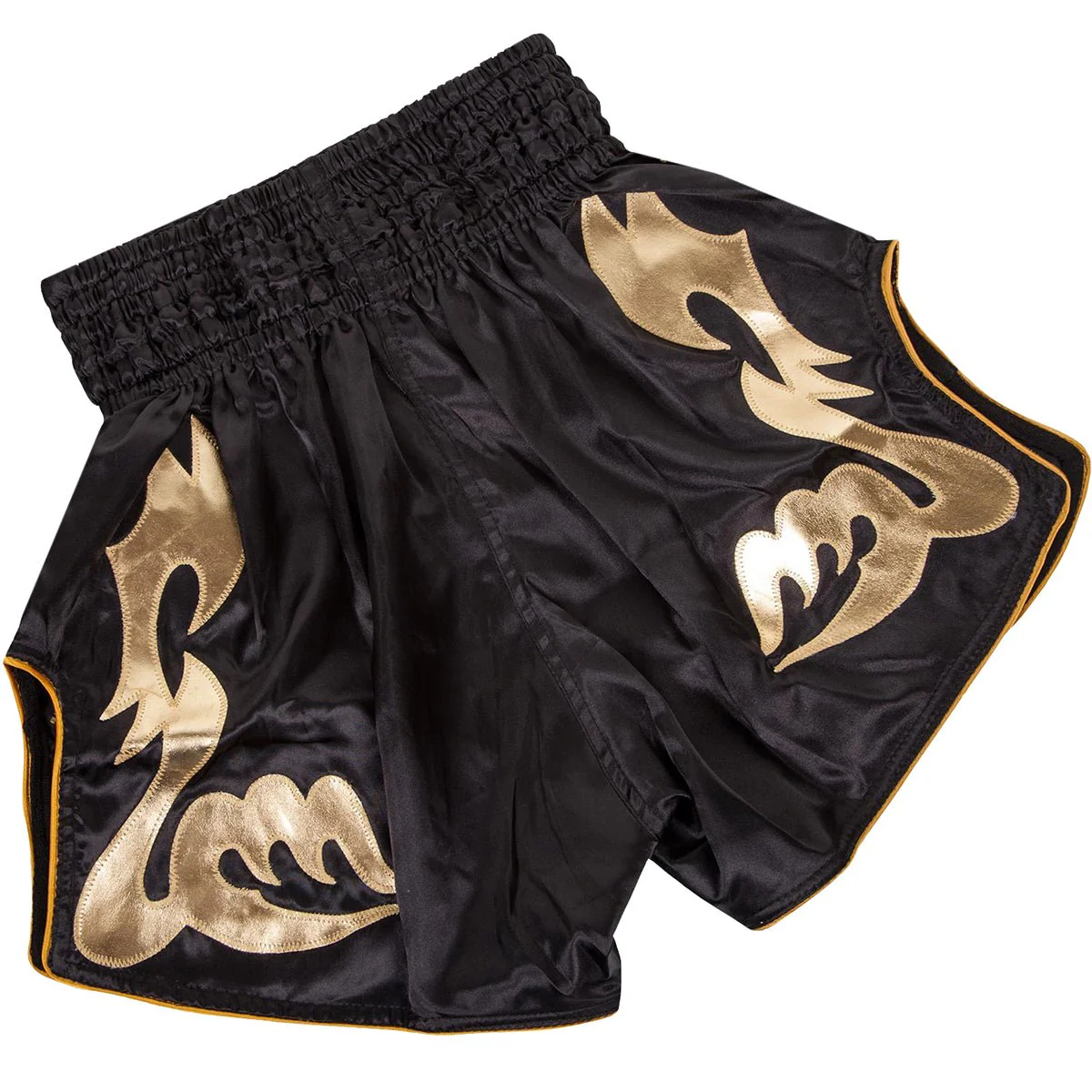 Venum Bangkok Inferno Muay Thai Shorts - Black/Gold - Image 2