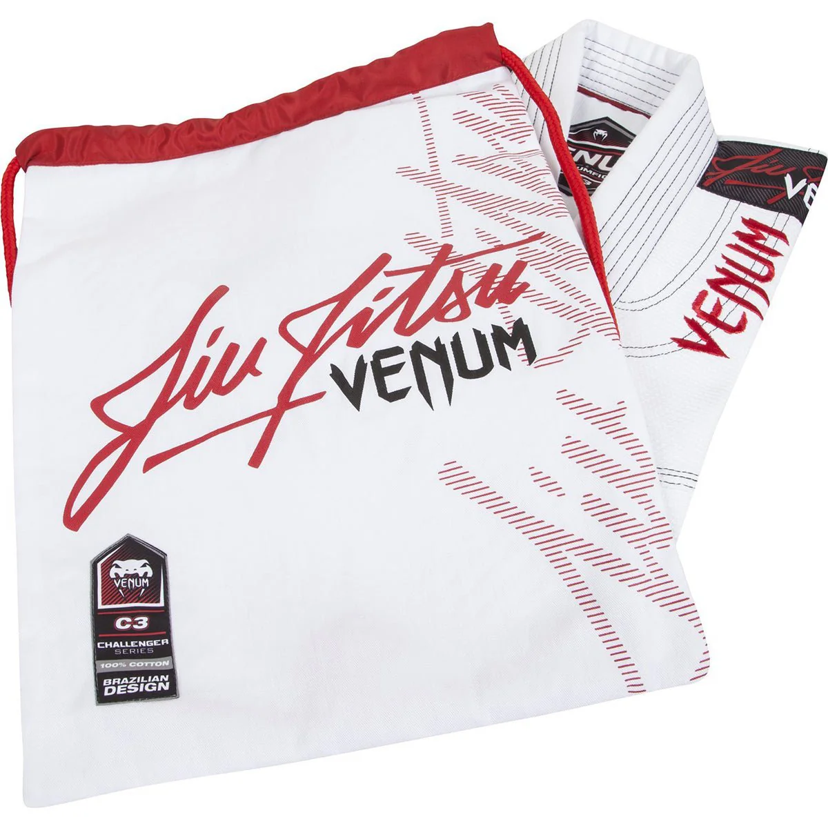 Venum Challenger 2.0 Kid's BJJ GI - White - Image 2
