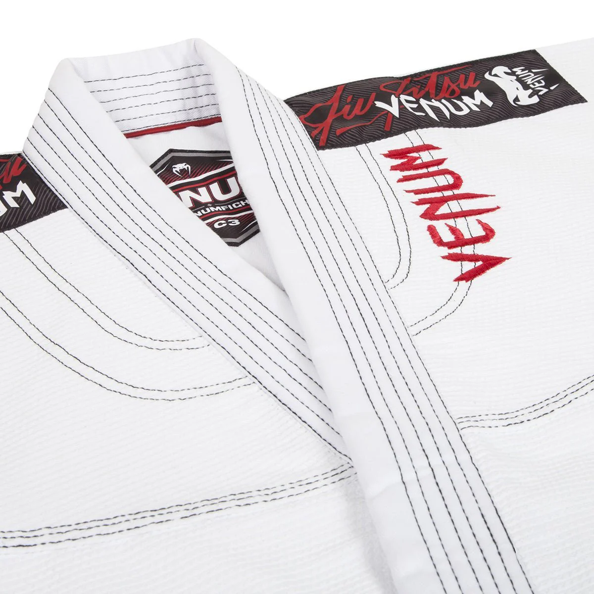 Venum Challenger 2.0 Kid's BJJ GI - White - Image 3