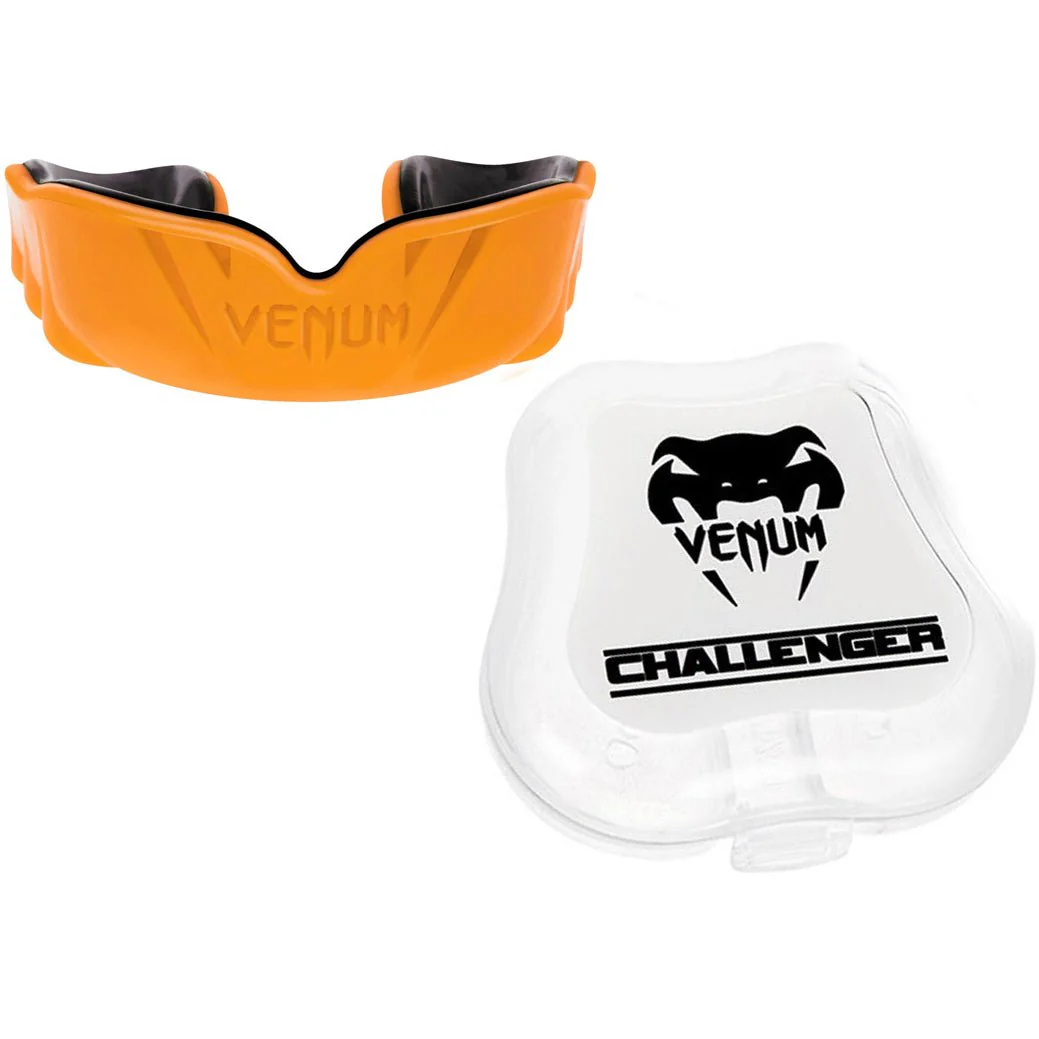 Venum Challenger Mouthguard - Orange/Black