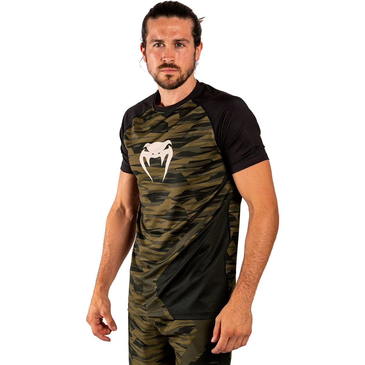 Venum Contender 5.0 Dry Tech T-Shirt - Khaki Camo - Image 3