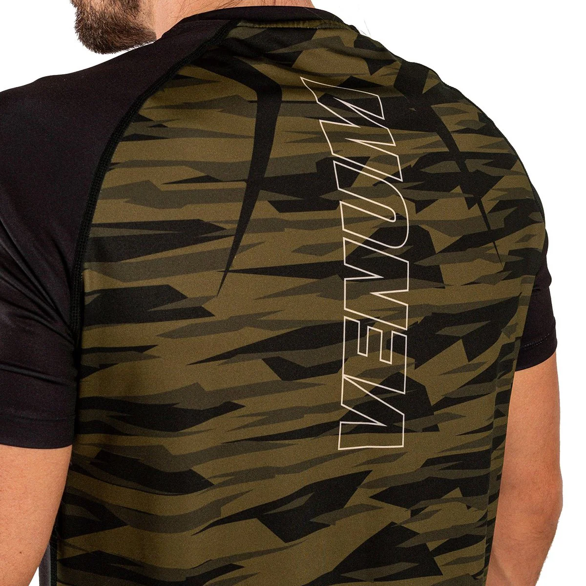 Venum Contender 5.0 Dry Tech T-Shirt - Khaki Camo - Image 7