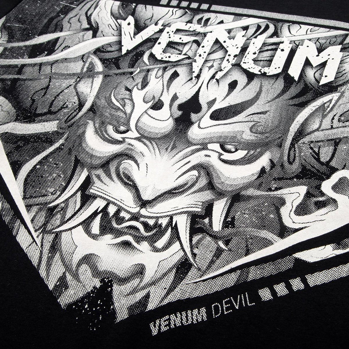 Venum Devil Crewneck T-Shirt - White/Black - Image 6