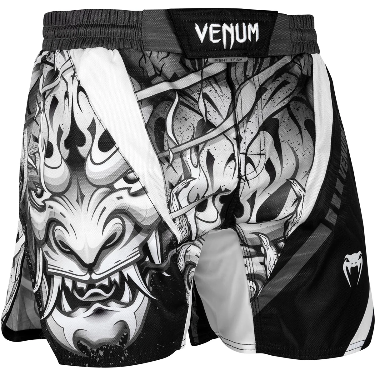 Venum Devil Lightweight MMA Fight Shorts - White/Black