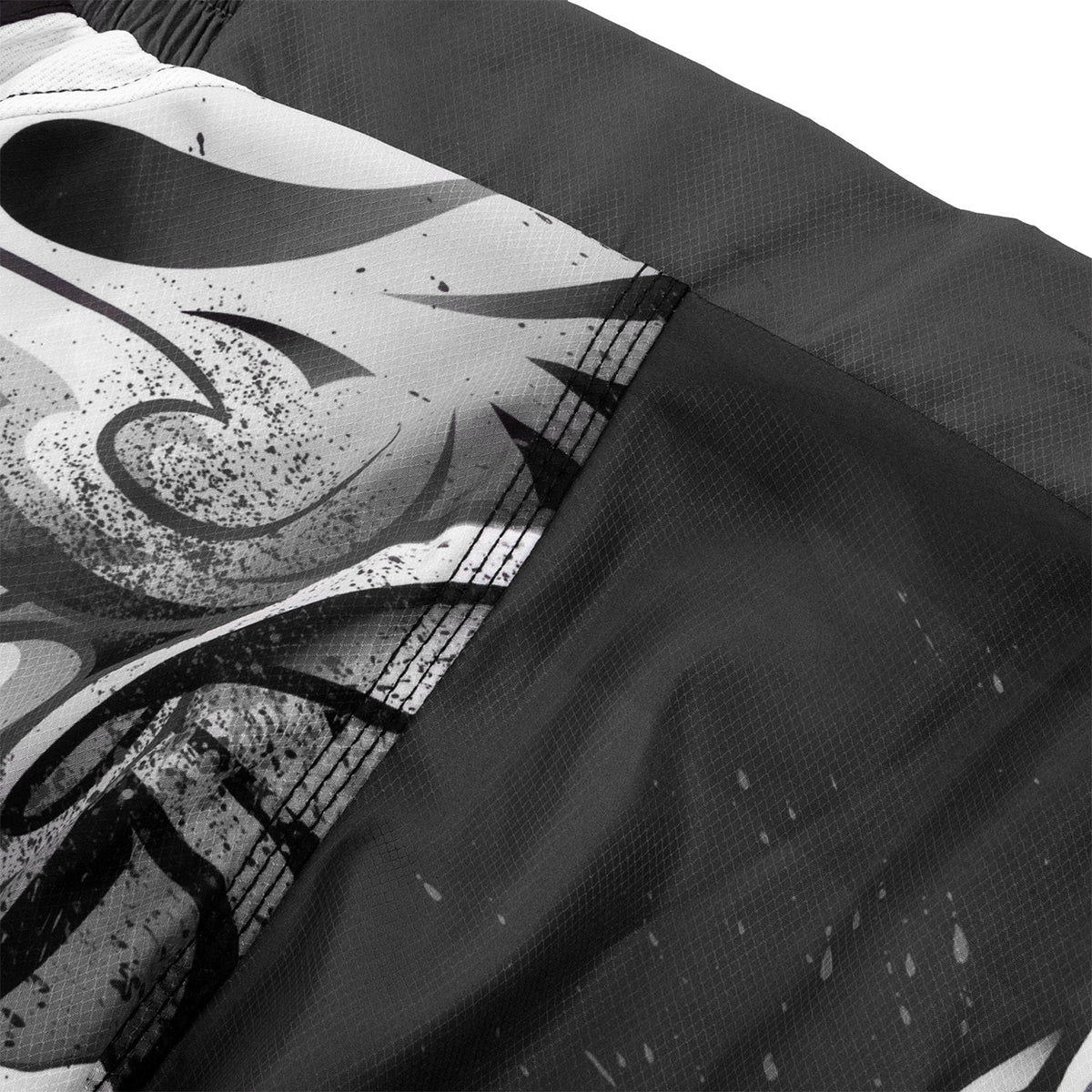 Venum Devil Lightweight MMA Fight Shorts - White/Black - Image 7