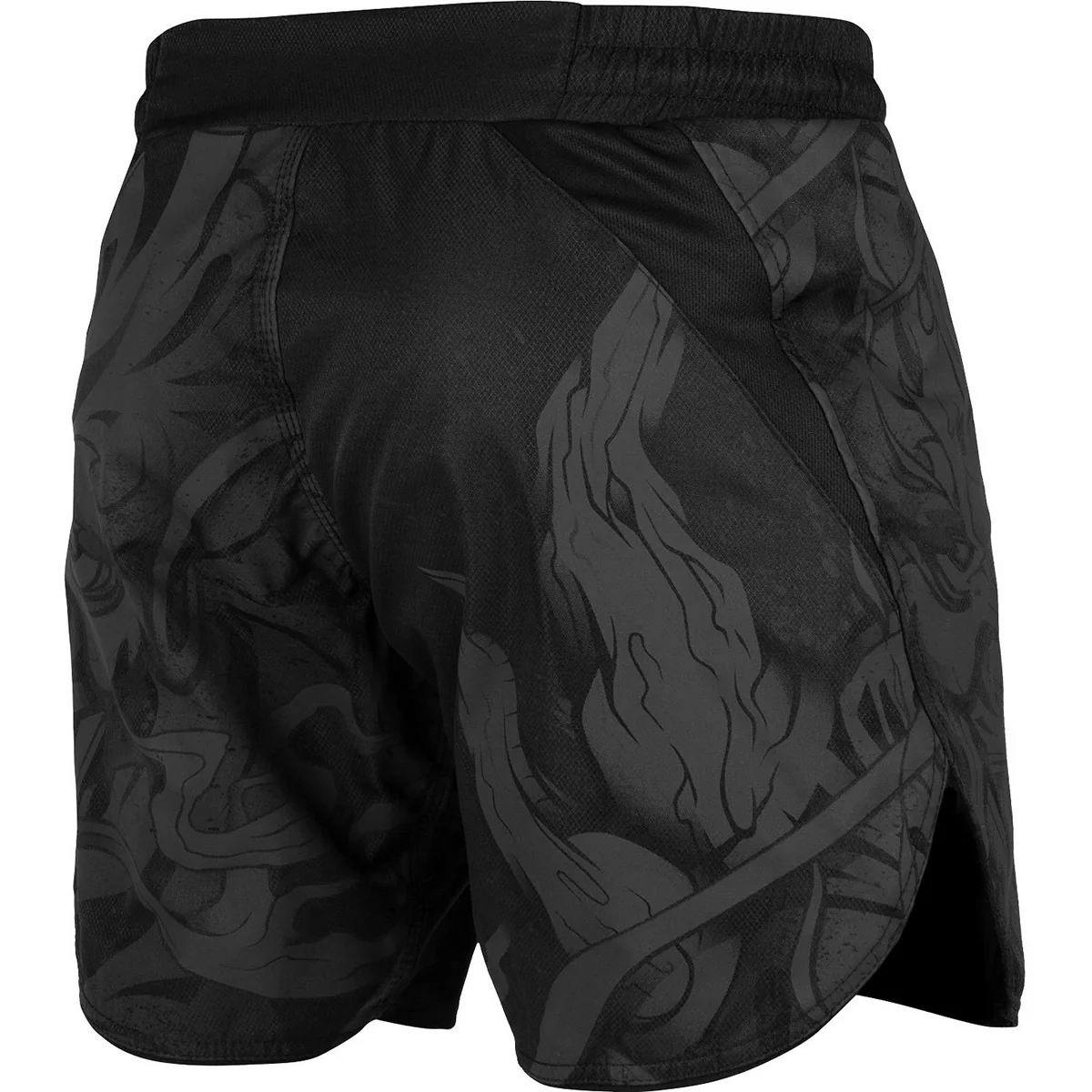 Venum Devil MMA Fight Shorts - Black/Black - Image 2