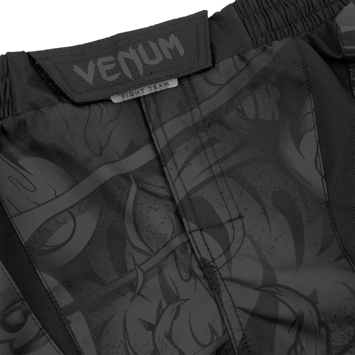 Venum Devil MMA Fight Shorts - Black/Black - Image 5