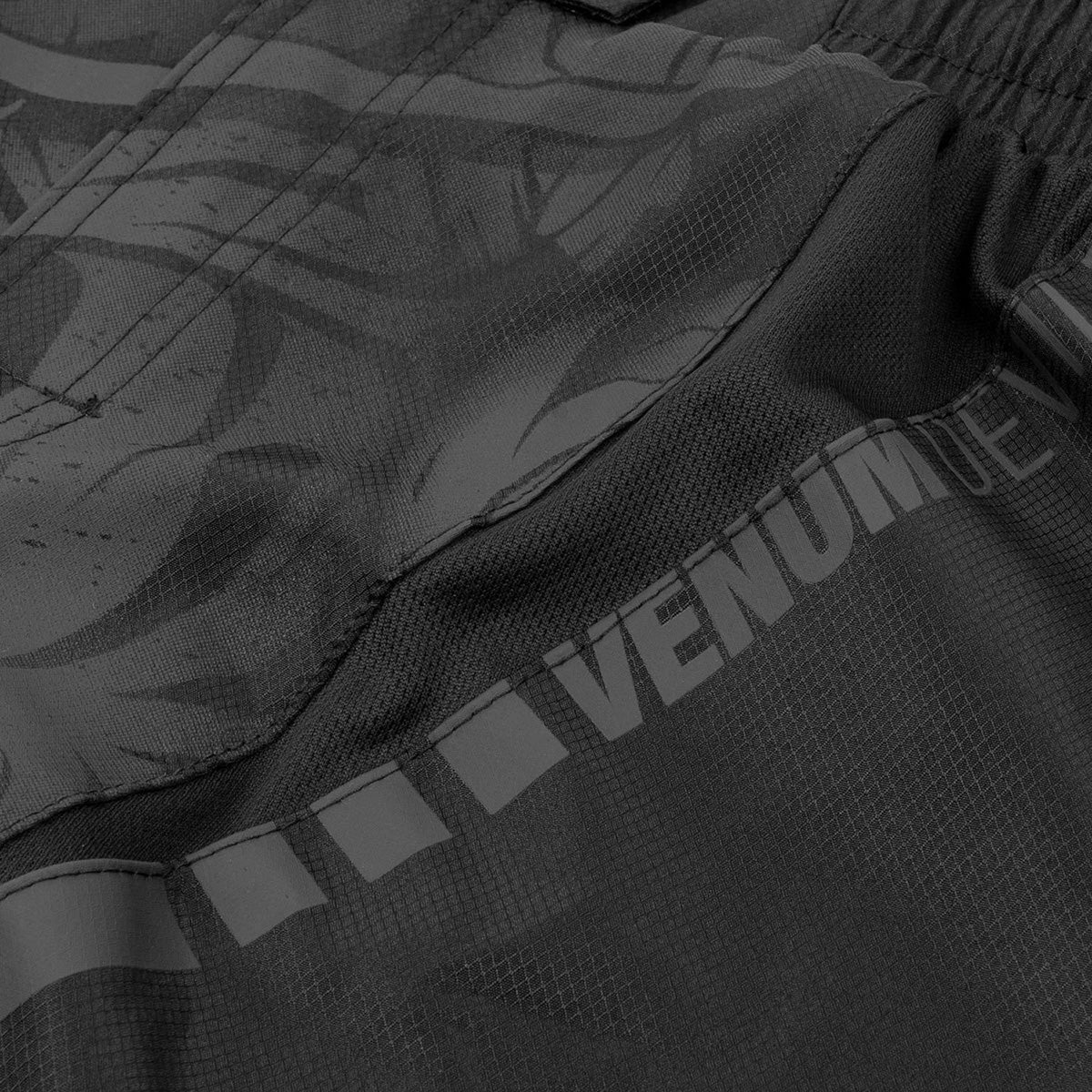 Venum Devil MMA Fight Shorts - Black/Black - Image 6