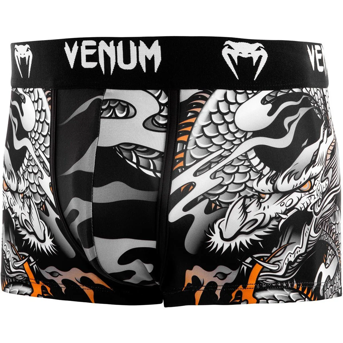 Venum Dragon's Flight Boxer Shorts - Black/White