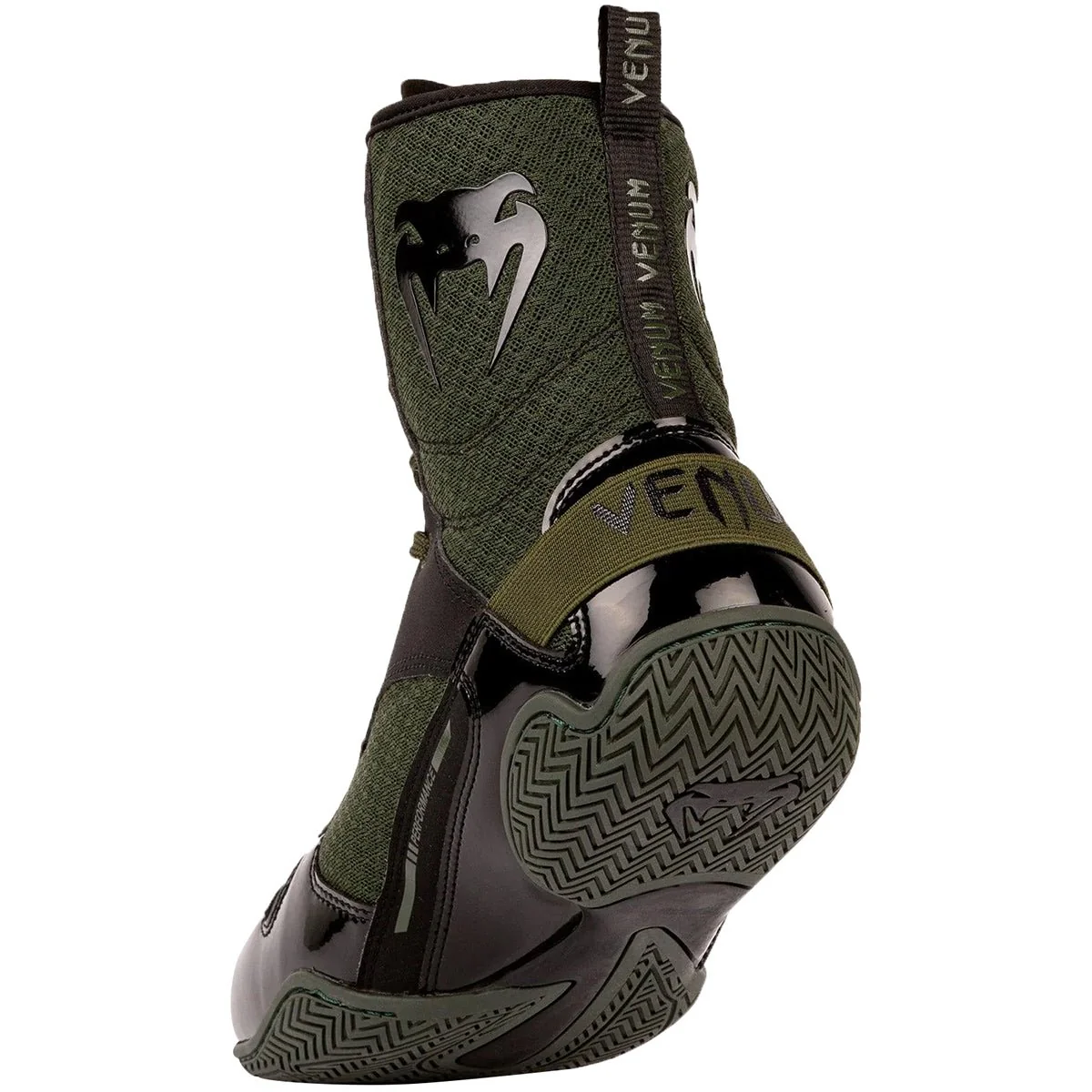 Venum Elite Boxing Shoes - Khaki - Image 3