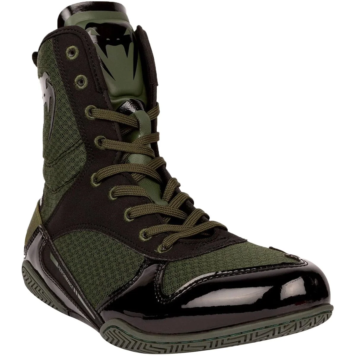 Venum Elite Boxing Shoes - Khaki - Image 4