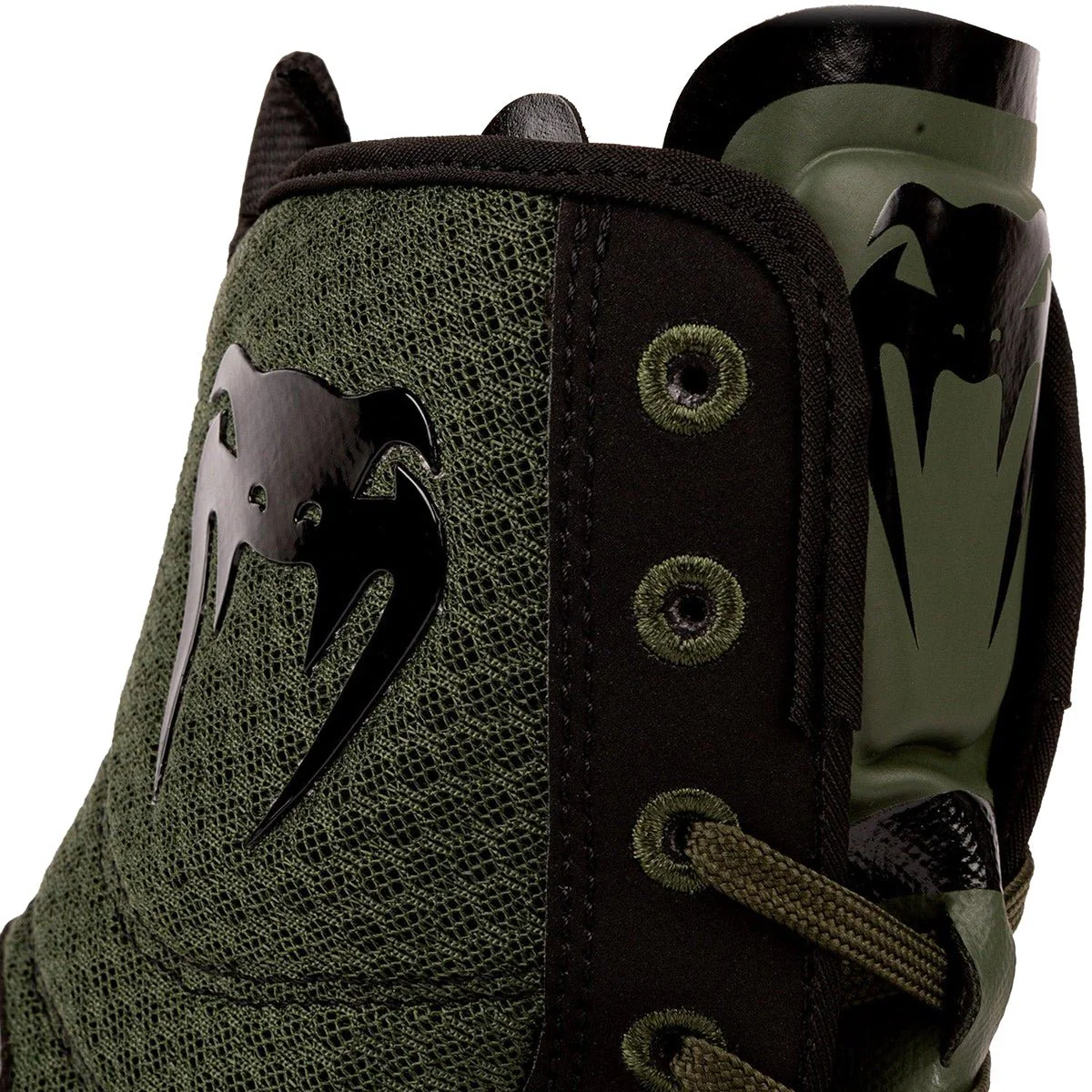 Venum Elite Boxing Shoes - Khaki - Image 5