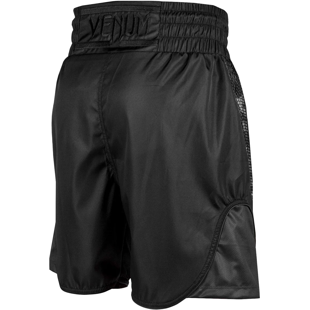 Venum Elite Boxing Shorts - Black/Black - Image 3