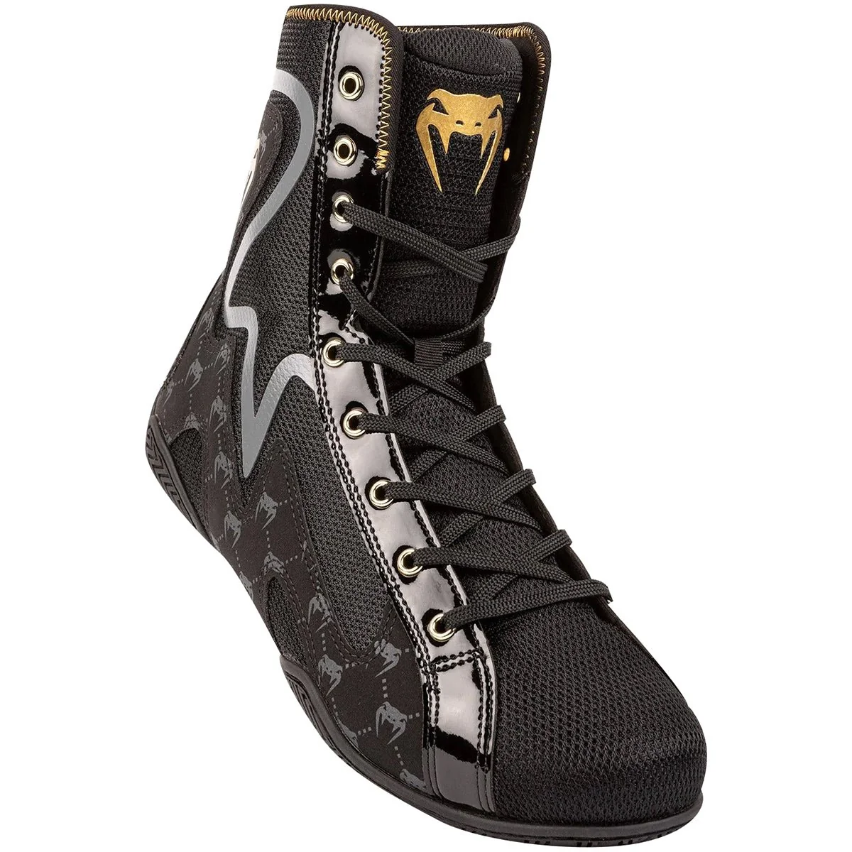 Venum Elite Evo Monogram Boxing Shoes - Black